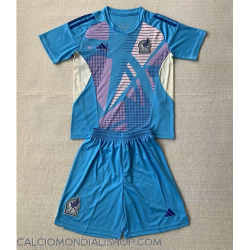 Maglie da calcio Messico Portiere Seconda Maglia Bambino Copa America 2024 Manica Corta (+ Pantaloni corti)